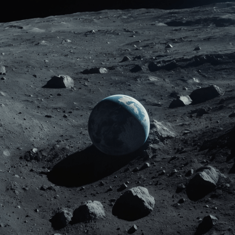 A Moon of opportunities by AI. Credits: Next Generation of AI (IG nextgeneration_ai)