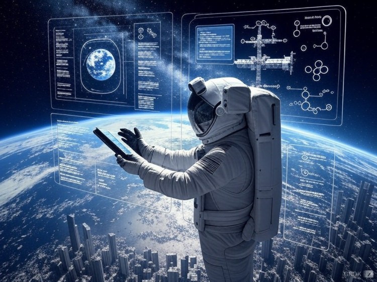 Bridging Space and Earth: The Future of Technology Transfer. Image generated by xAI’s Grok AI model