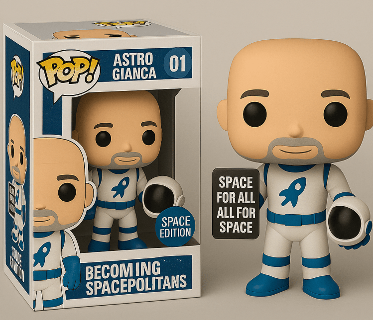 Astro Gianca FUNKO POP. Created by Chat GPT