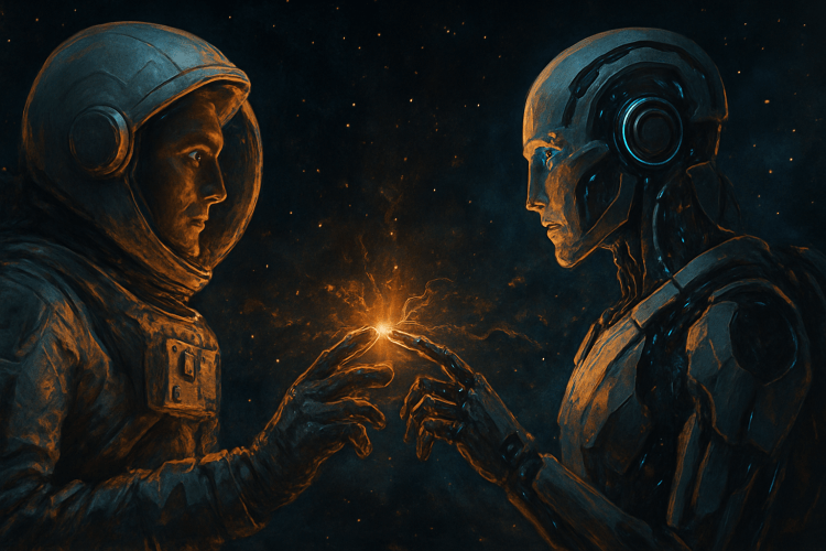 The spark between us. Credits: Image generated with DALL·E by OpenAI