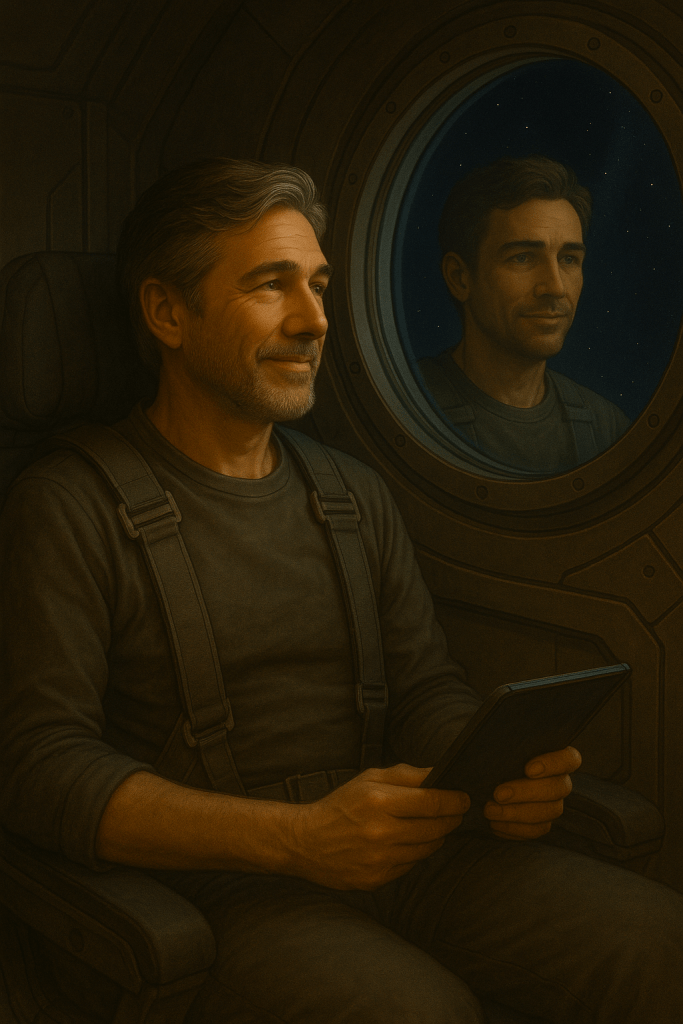 A personal time trip for a smiling face. Credits: Created with assistance from OpenAI’s DALL·E