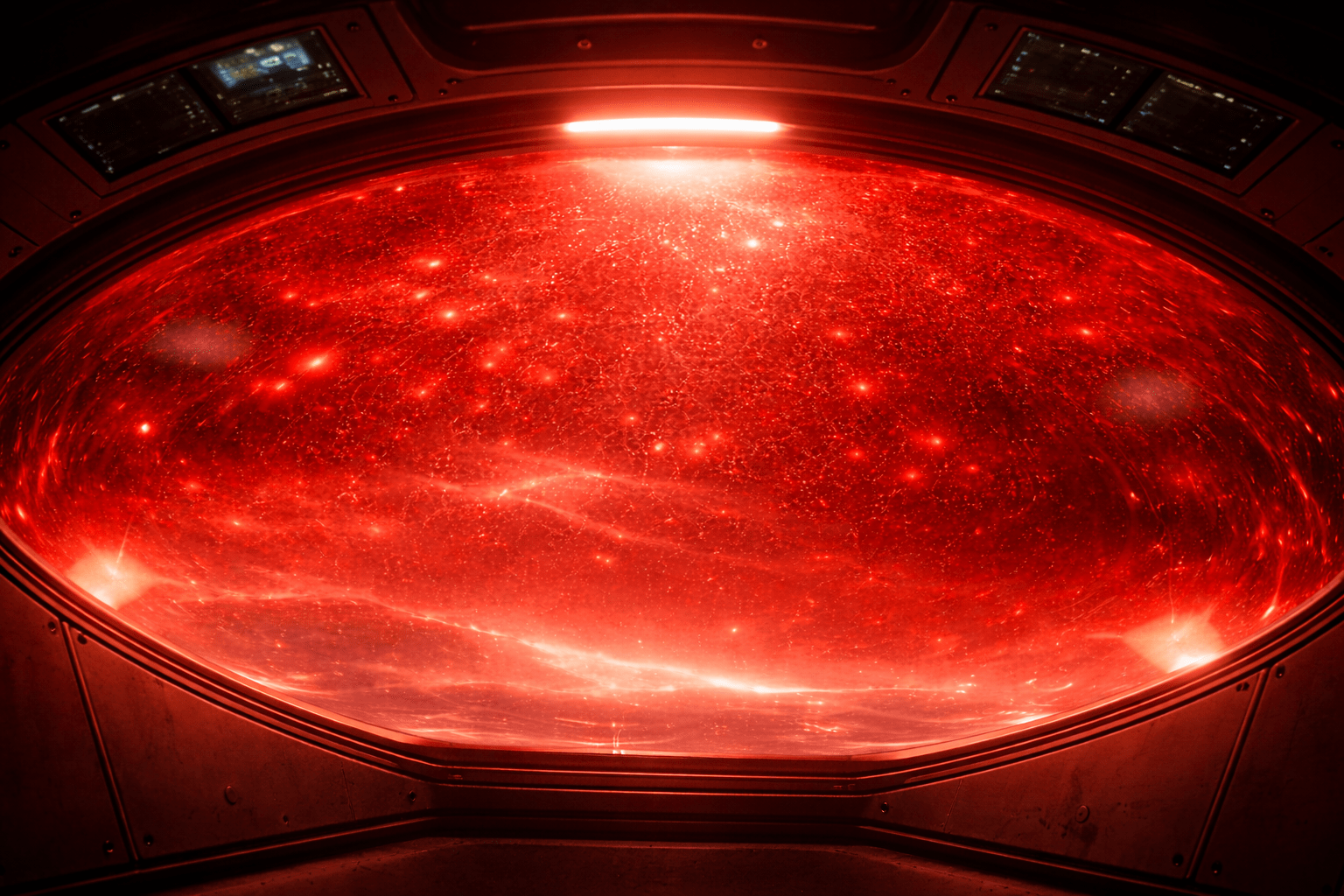 A red flash of light that sparkles. Credits: created with Assistance from OpenAI’s DALL·E