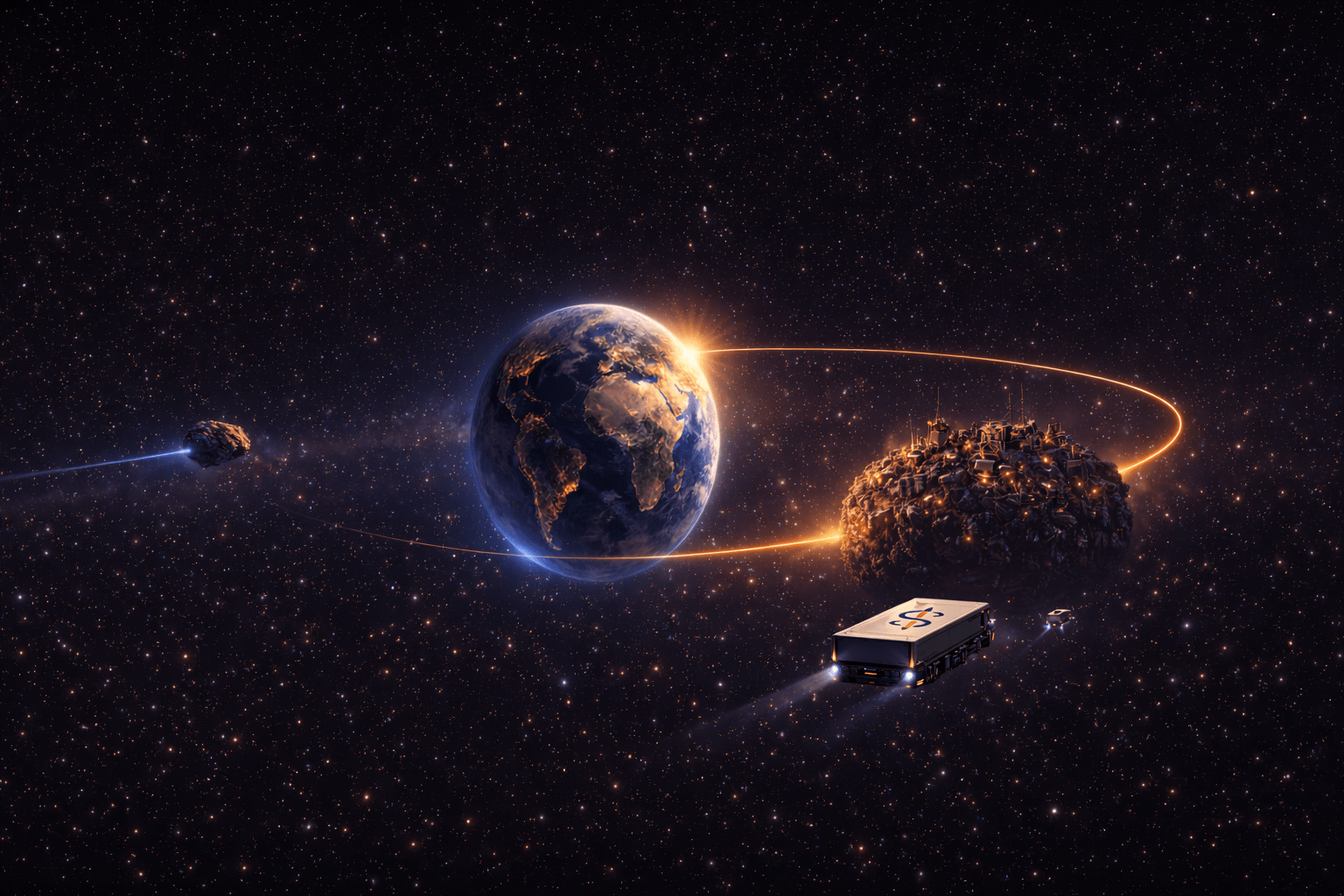 Asteroids: Cross and Delight. Credits: created with Assistance from OpenAI’s DALL·E